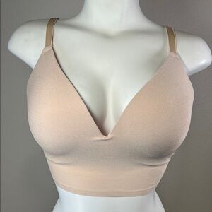 PINK Victoria's Secret Nude Wireless Push Up Bra S-DD